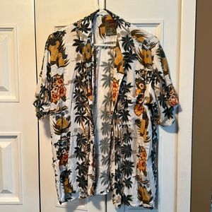 Pinapple Hawaiian Beach Shirt